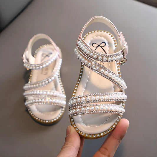 Pearl And Shimmer Sandals